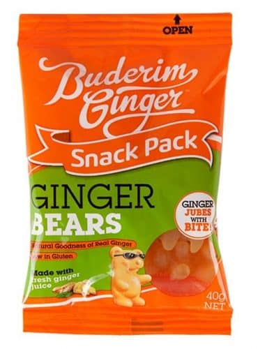 Buderim Ginger Bears Snack Pack