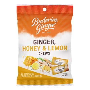 Product Ginger Honey Lemon Chews 50g