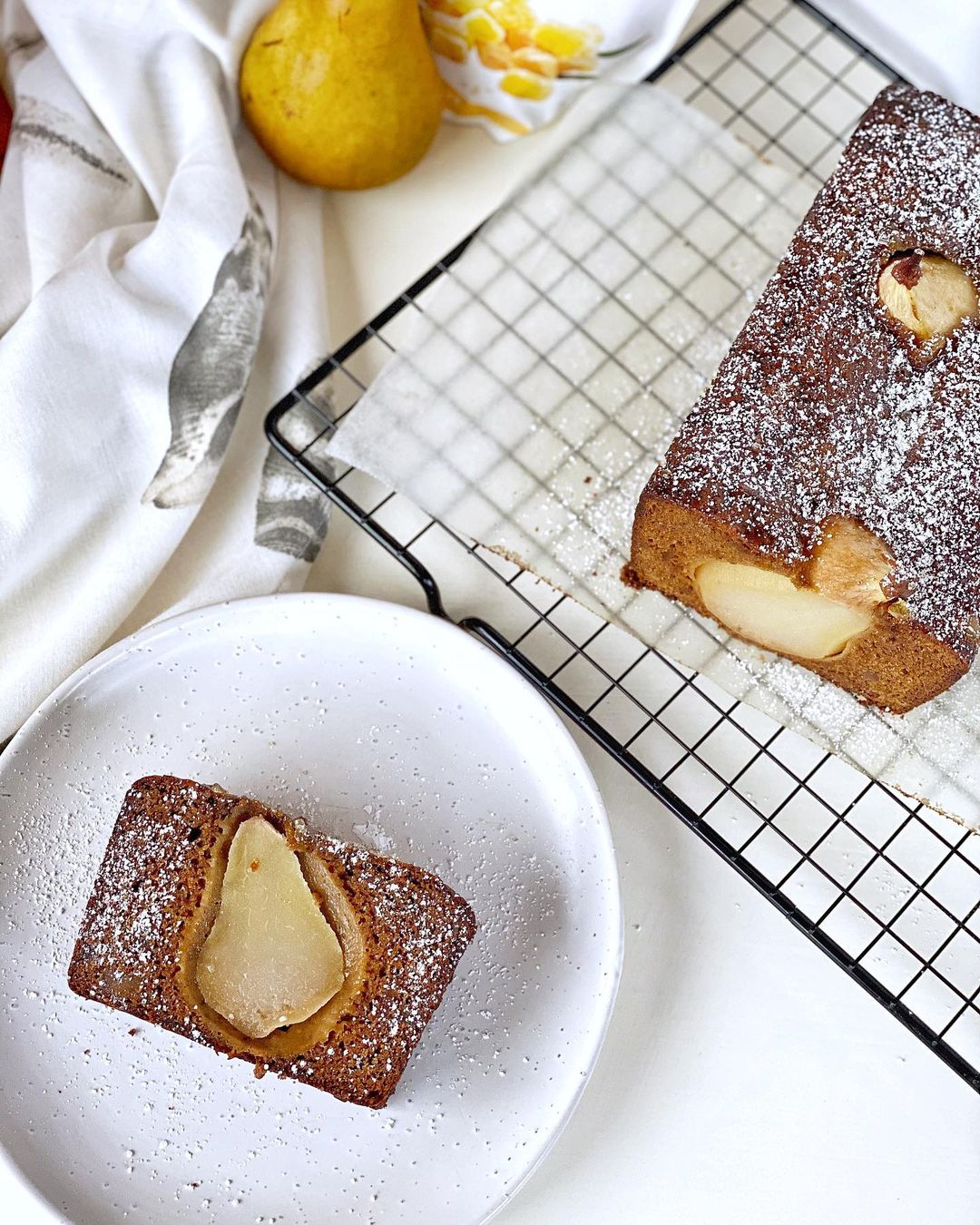 Recipe Pear And Gingerbread Loaf
