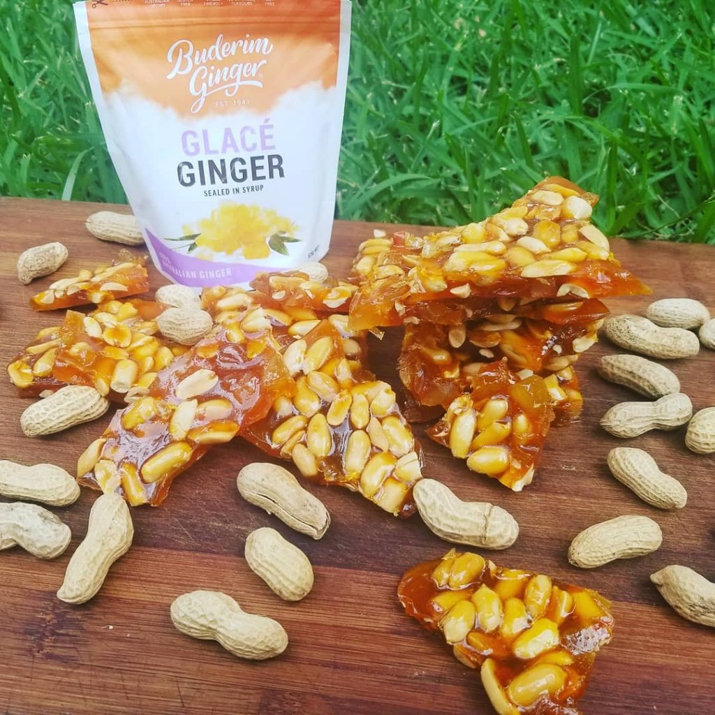 Recipe Buderim Ginger Peanut Brittle