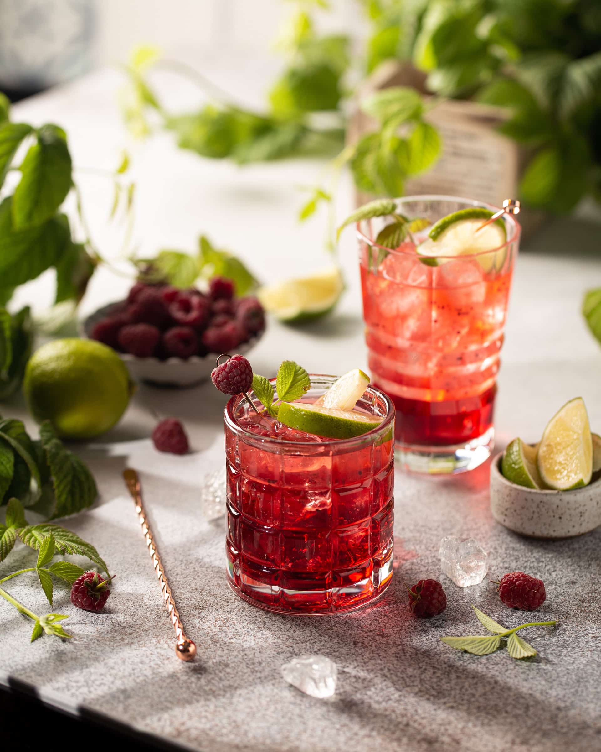 Recipe Ginger And Raspberry Mock Tail