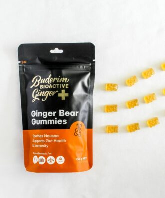 Buderim Bioactive Ginger+ Gummie Bears 02