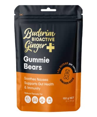 Product Buderim Bioactive Ginger Gummie Bears01